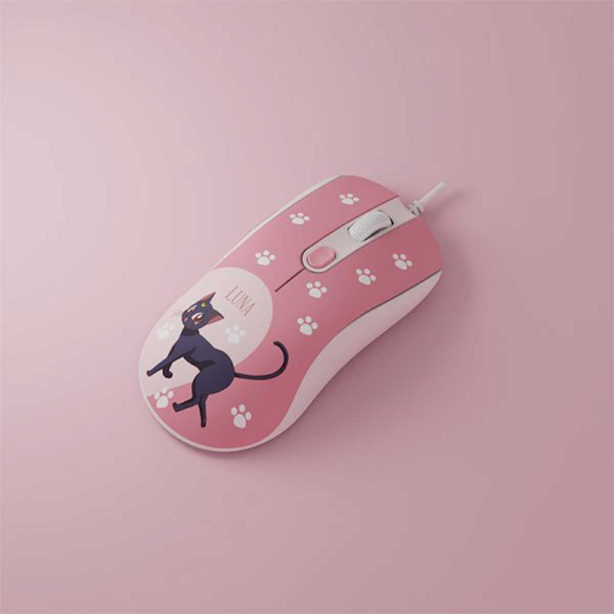 Akko AG325C Sailor Moon Luna Wired Gaming Mouse