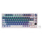 Royal Kludge RK-M75 Tri-Mode RGB 81 Keys Hot-Swappable Mechanical Keyboard Ocean Blue (Blue Switch, Brown Switch)