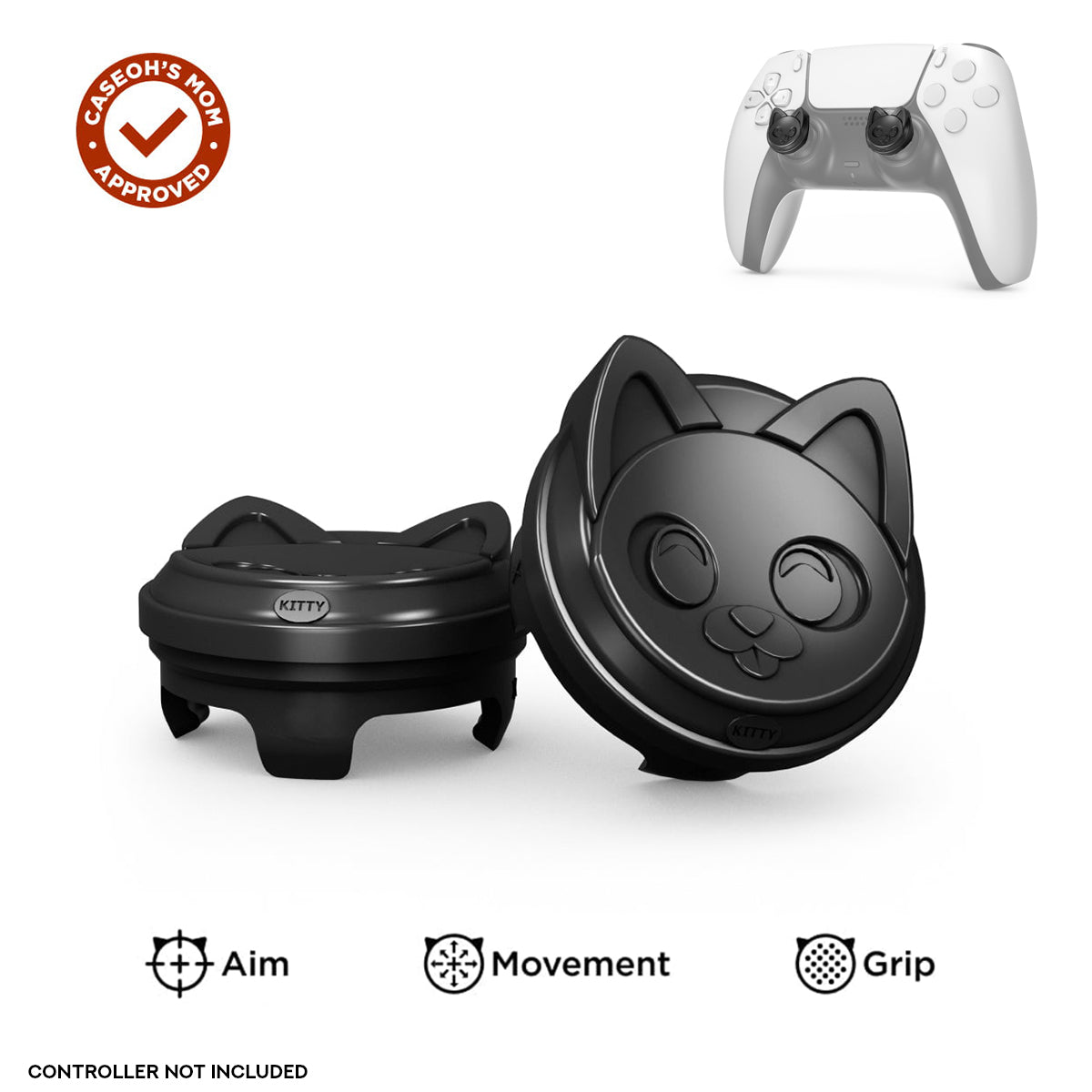SteelSeries Kontrolfreek Performance Thumbsticks CaseOh Kitty Edition for PS5 / PS4 (9606-PS5)