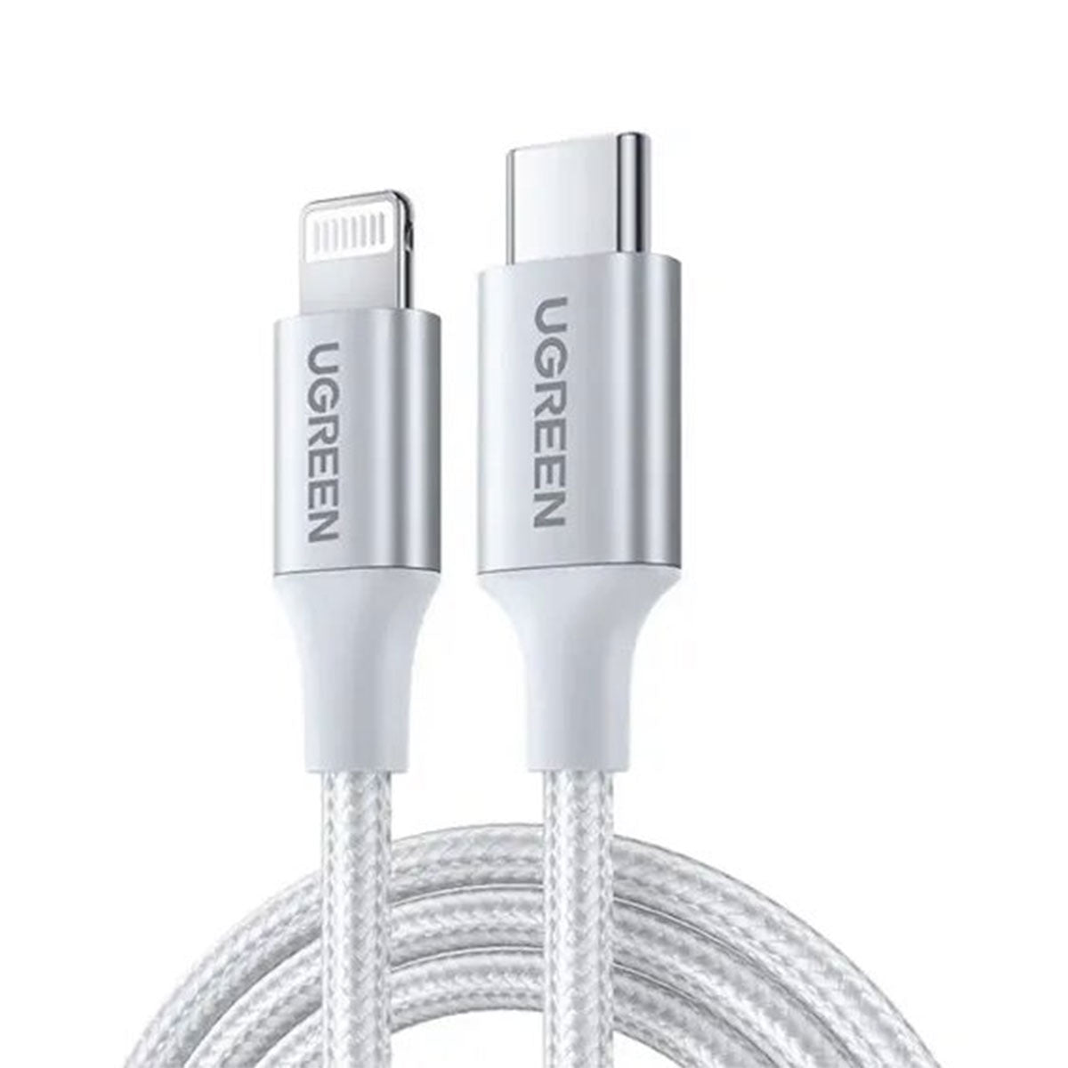 Ugreen Lightning To Type-C 2.0 Male Cable - 1M (Silver) (US304/70523)