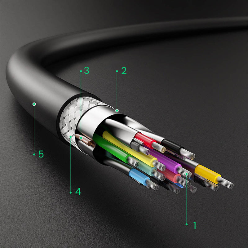 UGreen USB 3.0 a Male To Male Cable - 0.5M (Black) (US128/10369)