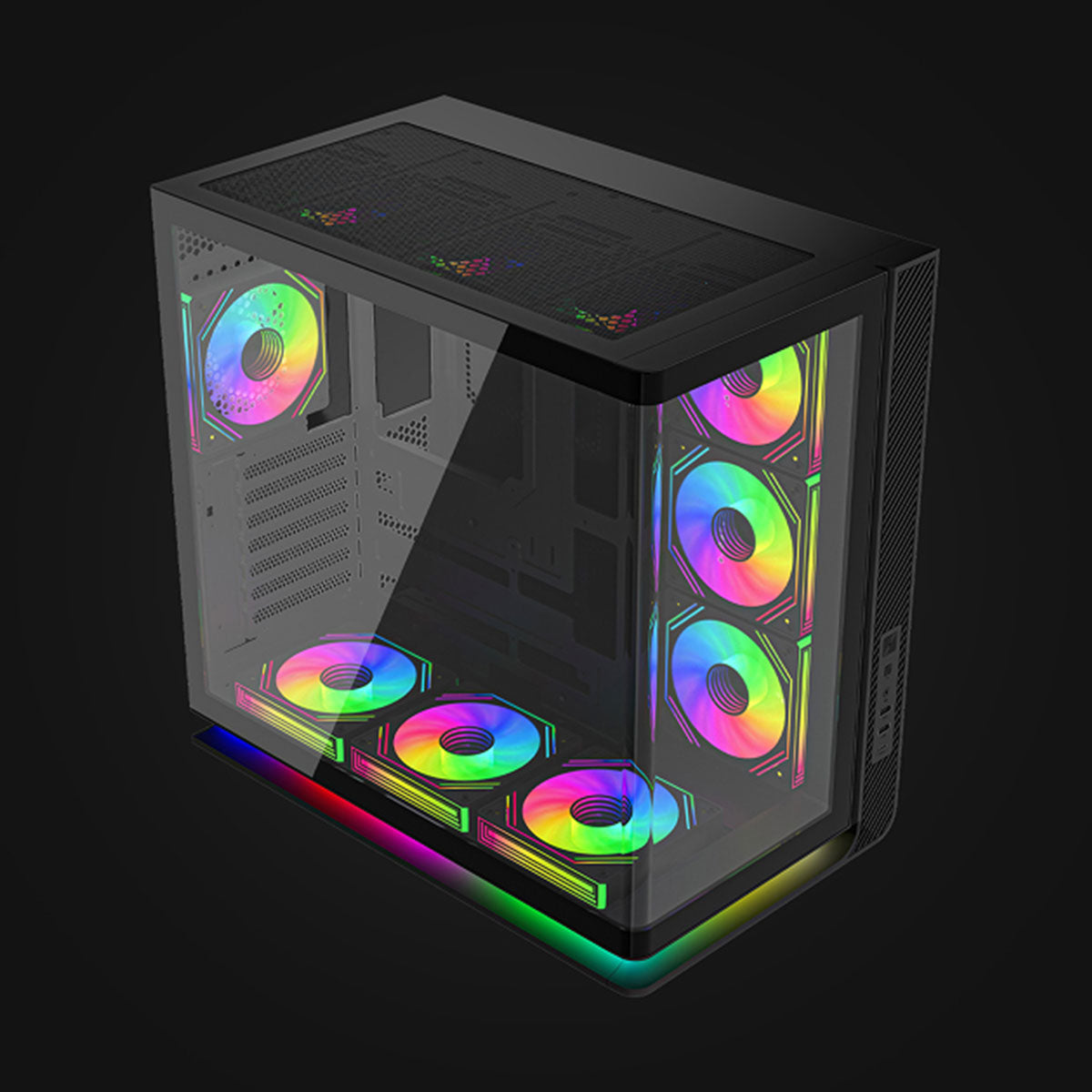 Frontier Trendsonic Levare Dual-chamber ATX Case (Black)
