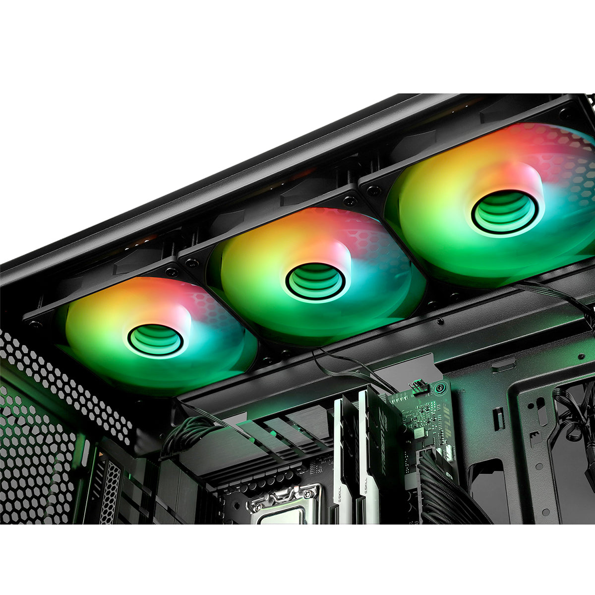 Thermalright TL-C12B-S V3 120MM PWM ARGB CPU Cooling Fan (Black) (3-Pack)