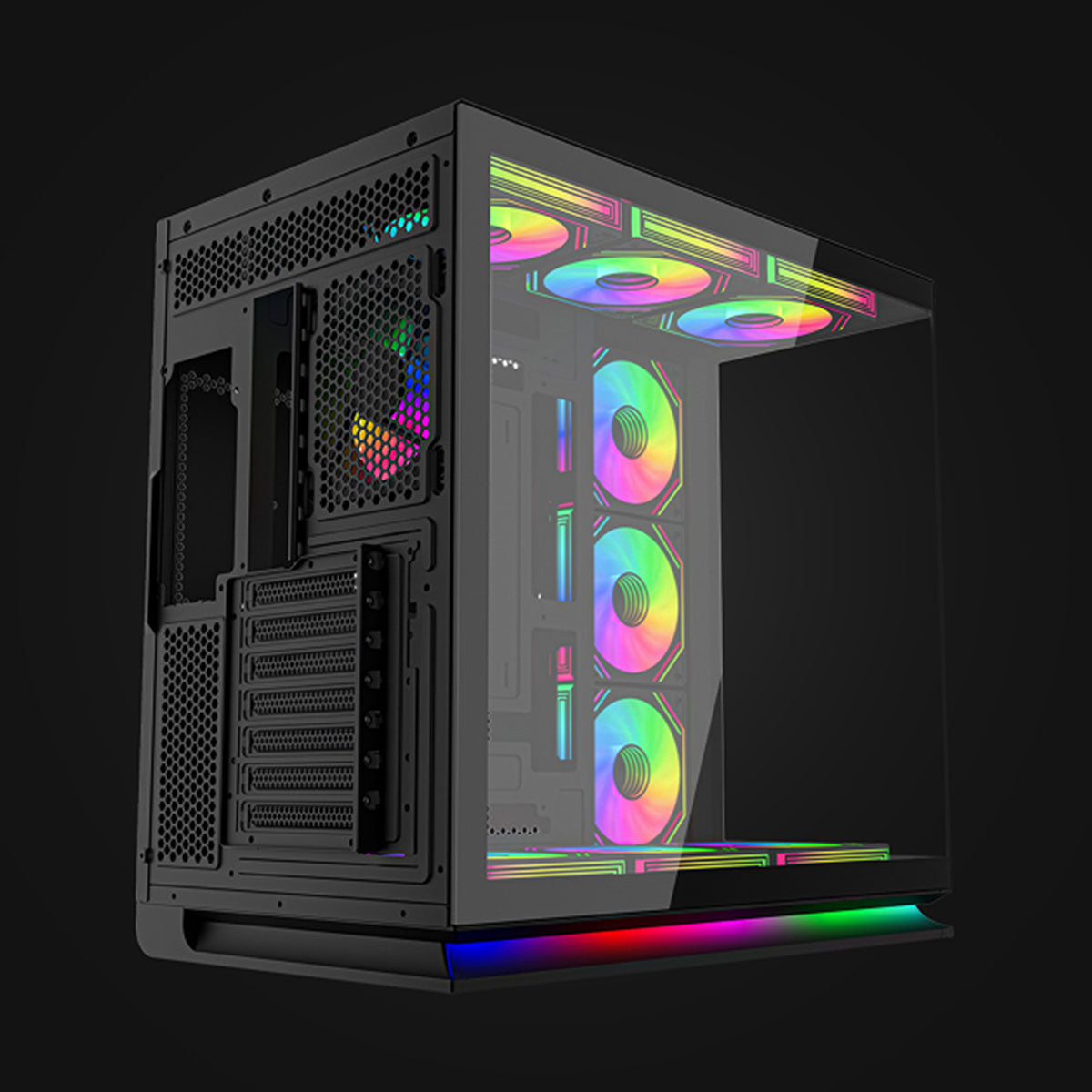 Frontier Trendsonic Levare Dual-chamber ATX Case (Black)