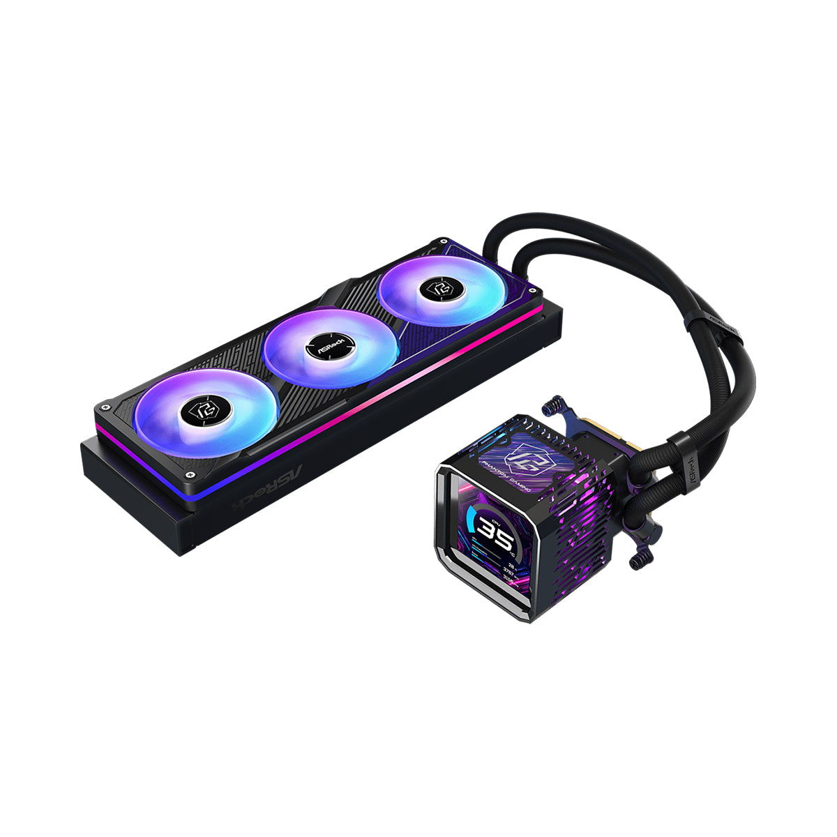 ASRock Phantom Gaming 360 LCD AIO Liquid Cooler