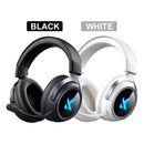 MCHOSE X9 RGB Wireless Gaming Headset (Black, White)