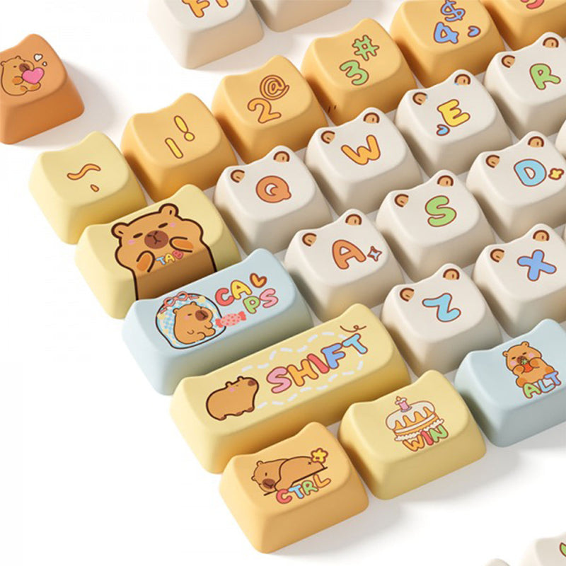 Akko Capybara Keycap Set MAO Profile 142 Keys