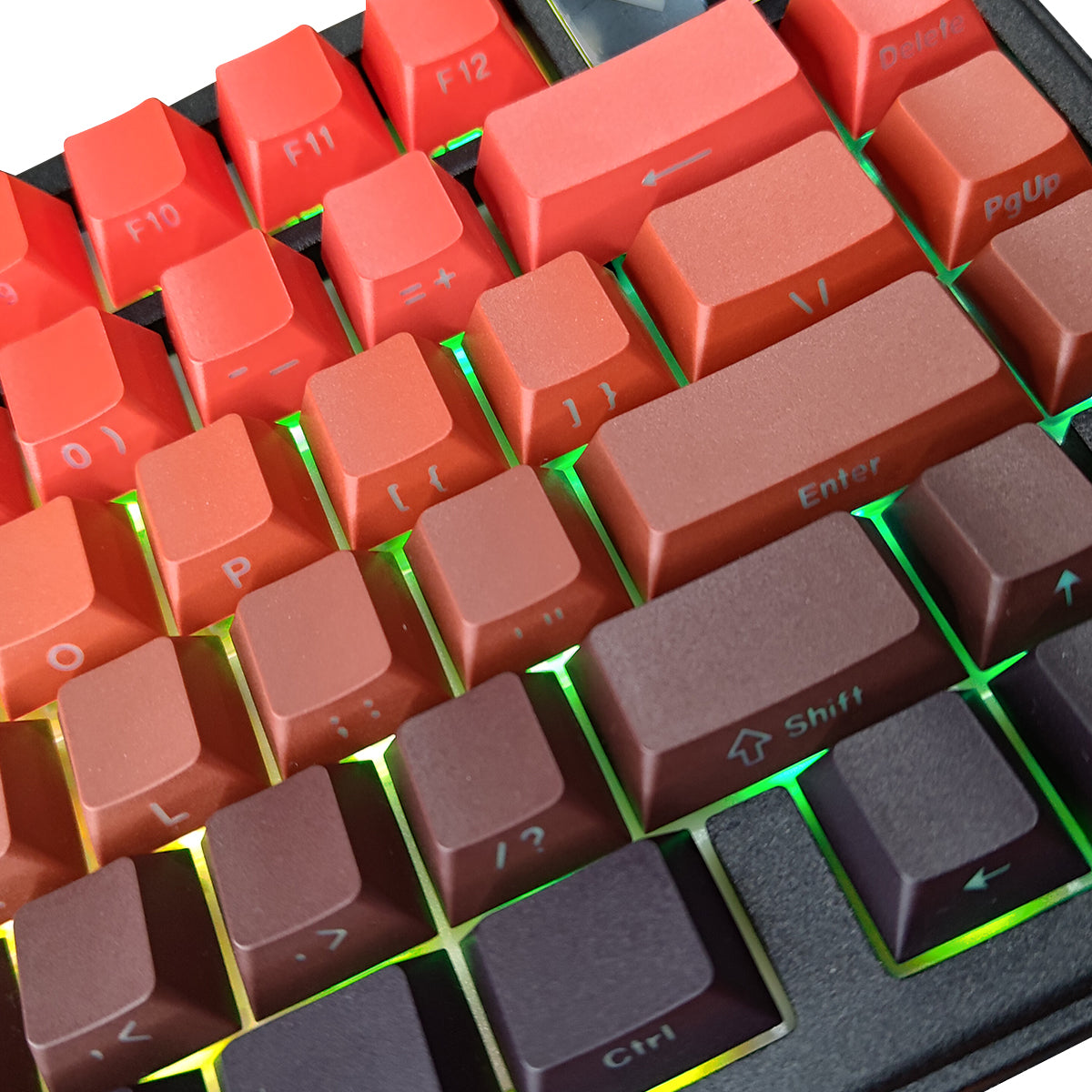 E-Yooso Z-79 Pro RGB 79-Keys Tri-Mode Mechanical Keyboard Gradient Red