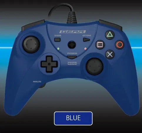 PS4 HORIPAD 4 CONTROLLER GEAR FPS BLUE (PS4-013)