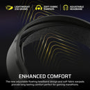 Corsair HS35 V3 Stereo Wired Gaming Headset (Carbon, White)