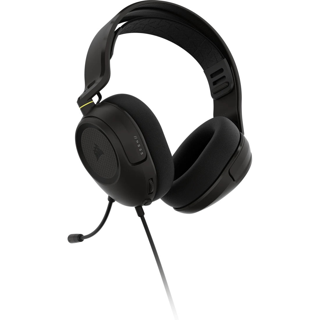 Corsair HS35 V3 Stereo Wired Gaming Headset (Carbon, White)