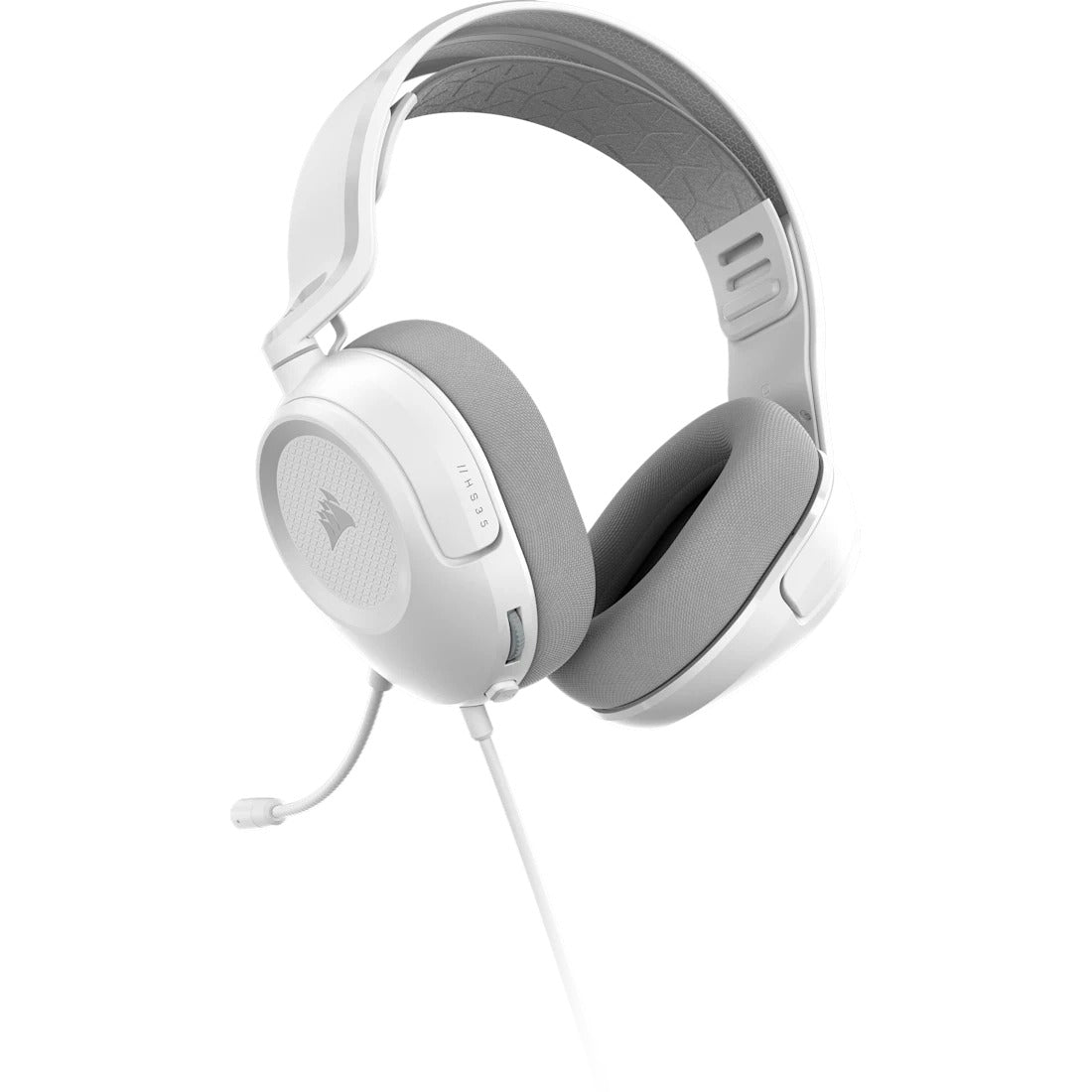 Corsair HS35 V3 Stereo Wired Gaming Headset (Carbon, White)