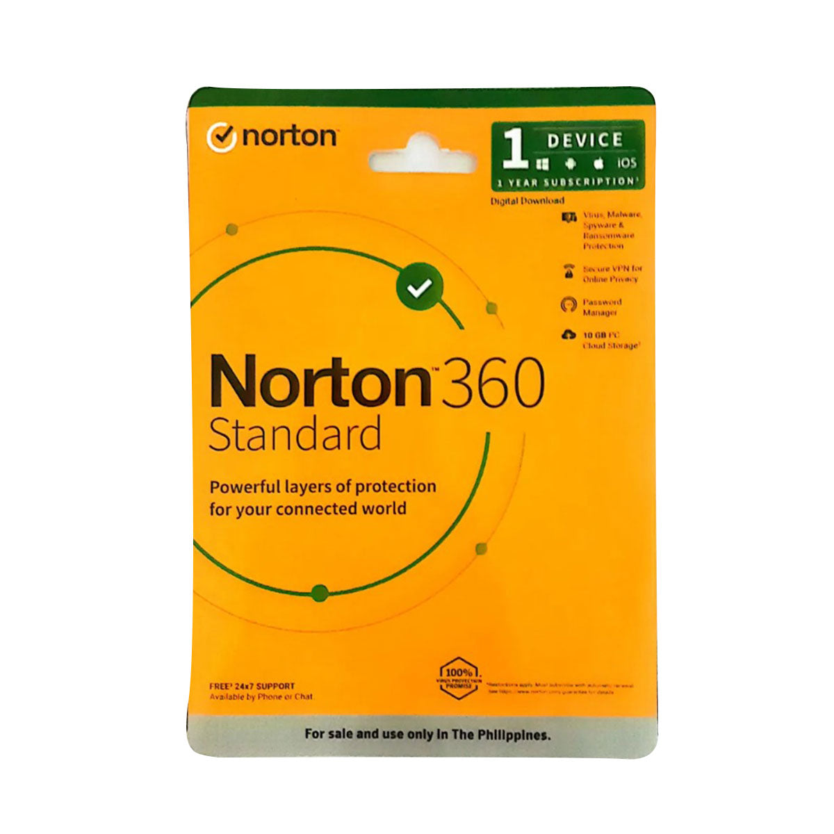 Norton 360 Standard 10GB PH 1 User 1 Device (1 Year Subscription)