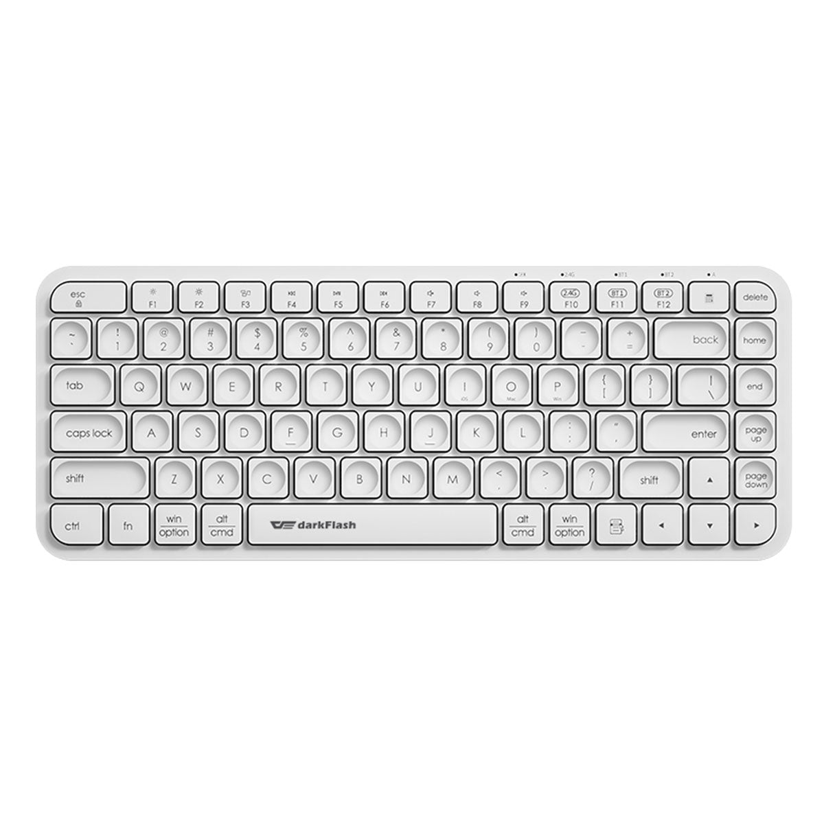 Darkflash V200 Wireless Bluetooth Keyboard (White)