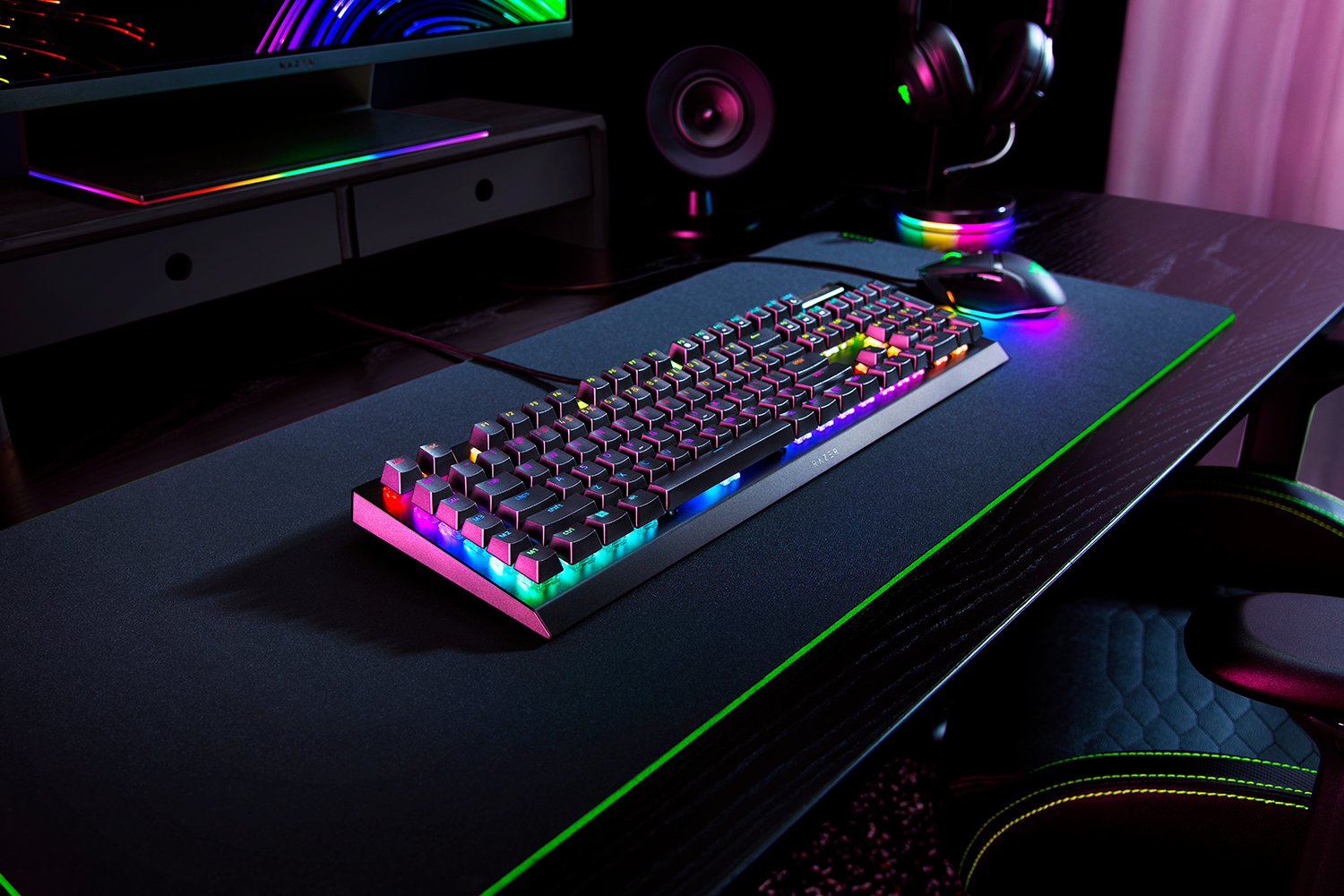 Razer Blackwidow V4 X Mechanical Gaming Keyboard With Razer Chroma RGB (Green Switch)