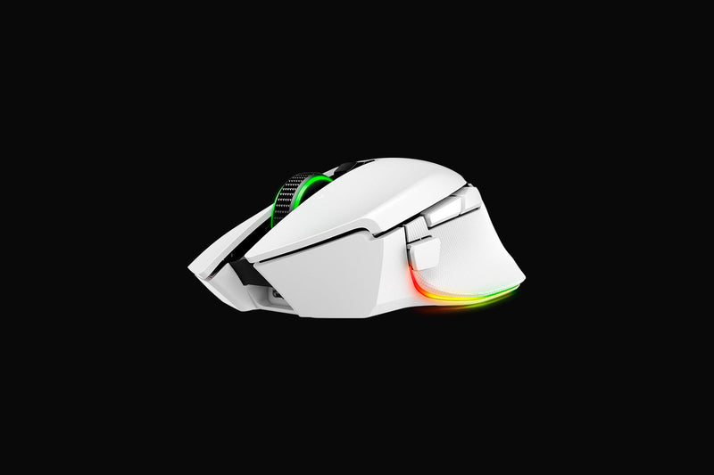 Razer Basilisk V3 Pro 35K Fully Customizable Wireless Ergonomic Gaming Mouse (Black, White)