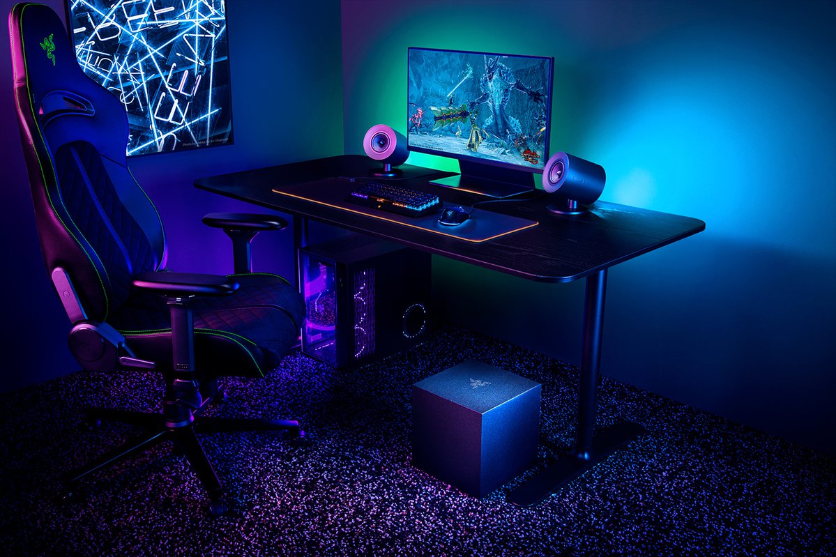 Razer Nommo V2 Full-Range 2.1 PC Gaming Speakers With Wired Subwoofer
