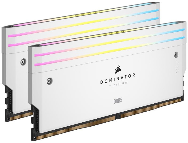 Corsair Dominator Titanium RGB 32GB (2X16GB) DDR5 DRAM 6600MHz CL32 Intel XMP Memory | DataBlitz