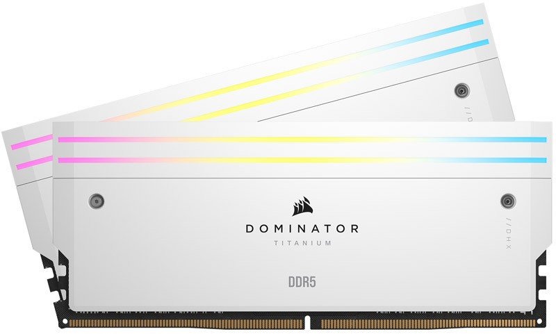 Corsair Dominator Titanium RGB 32GB (2x16GB) DDR5 DRAM 6000MHz CL30 Intel  XMP Memory Kit