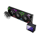 XYZ HydroView AIO 360 ARGB Liquid Cooler with Temperature Display (Black, White)