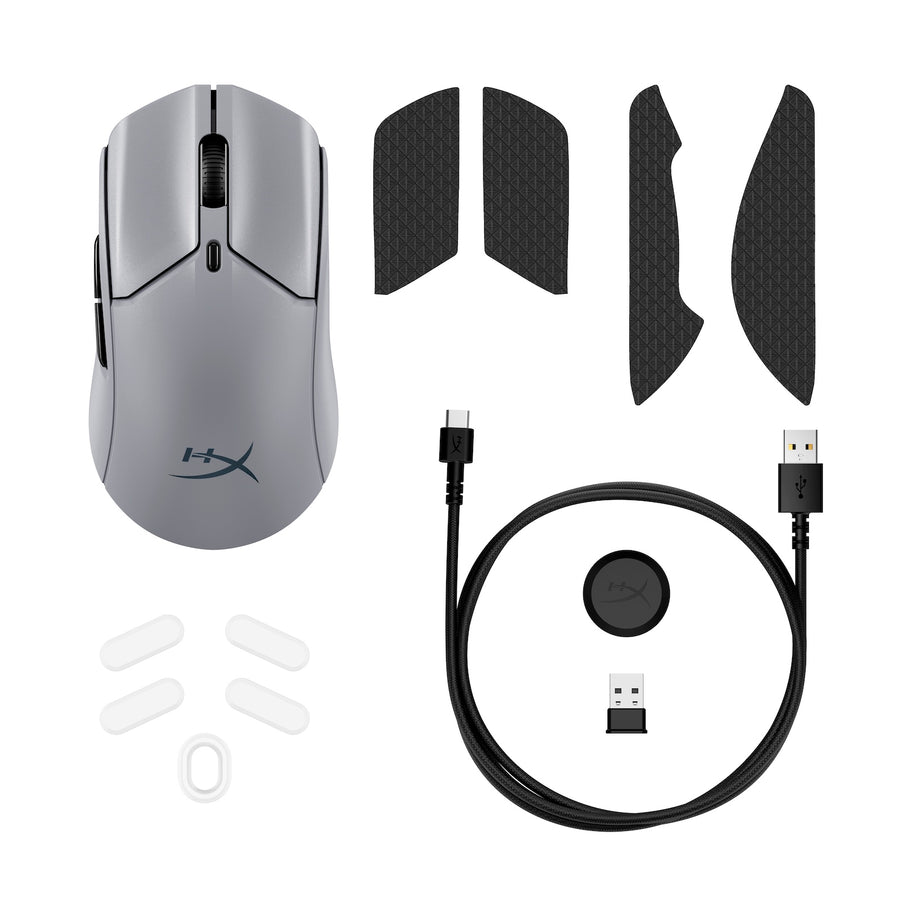 HyperX Pulsefire Haste 2 Pro 4K Wireless Gaming Mouse for PC/PS5/Xbox Series X/S (Slate Grey)