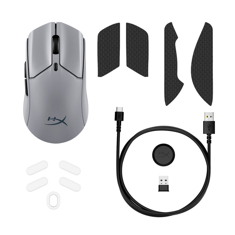 HyperX Pulsefire Haste 2 Pro 4K Wireless Gaming Mouse for PC/PS5/Xbox Series X/S (Slate Grey)