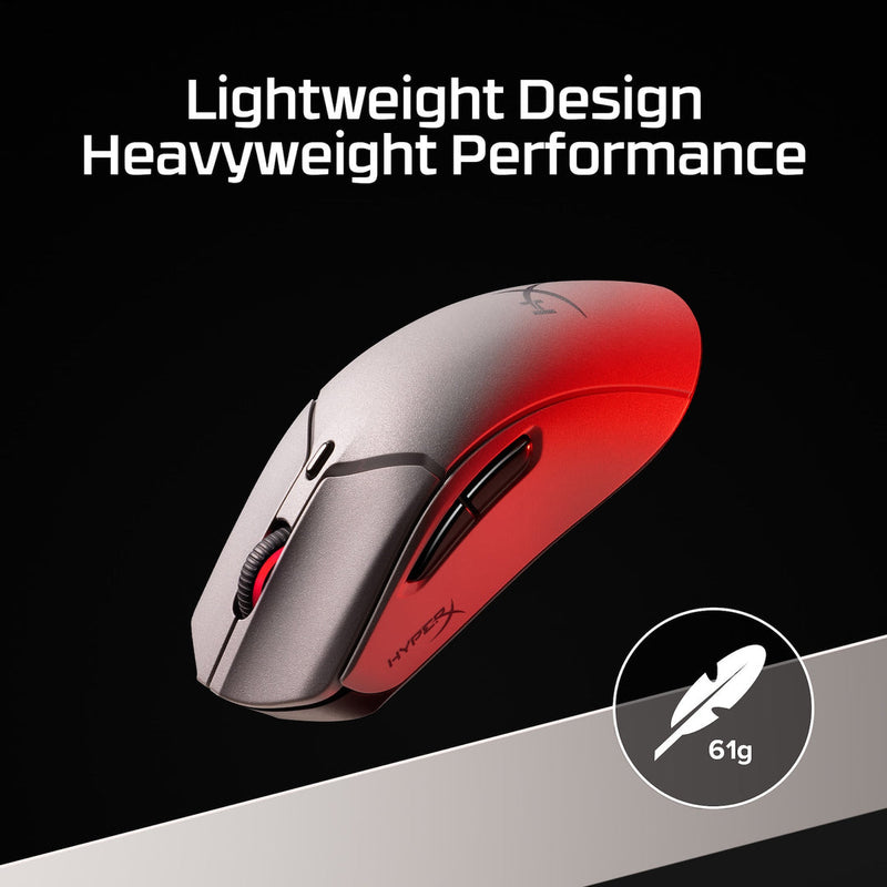 HyperX Pulsefire Haste 2 Pro 4K Wireless Gaming Mouse for PC/PS5/Xbox Series X/S (Slate Grey)