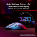 HyperX Pulsefire Haste 2 S Wireless Gaming Mouse for PC/PS5/Xbox Series X/S (Silver, Navy) (9B002AA, 9B001AA)