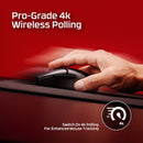 HyperX Pulsefire Saga Pro Wireless Gaming Mouse for PC/PS5/Xbox Series X/S (Black) (A2PB2AA)