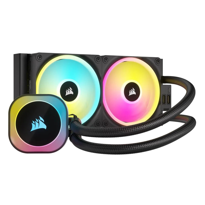 Corsair iCUE Link H100i RGB 240mm Liquid CPU Cooler (Black)