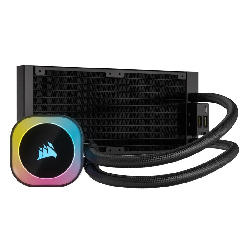 Corsair iCUE Link H100i RGB 240mm Liquid CPU Cooler (Black)