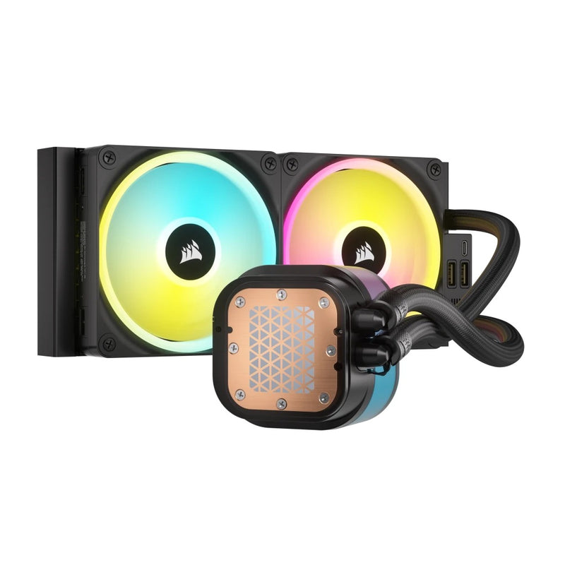 Corsair iCUE Link H100i RGB 240mm Liquid CPU Cooler (Black)