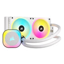 Corsair iCUE Link H100i RGB 240MM Liquid CPU Cooler (White)