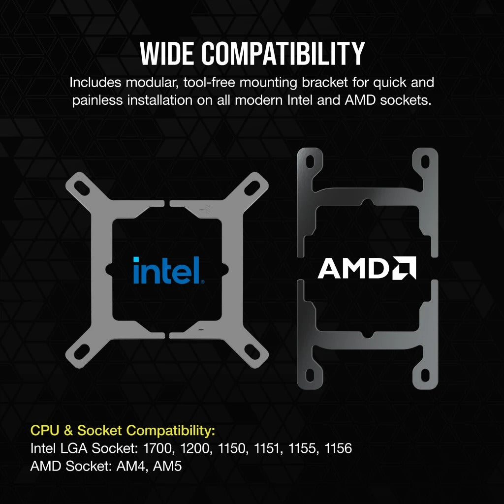 Corsair iCUE Link H150i RGB 360MM AIO Liquid CPU Cooler