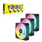 Corsair iCUE Link QX120 RGB 120mm PWM PC Fans Starter Kit With iCUE Link System Hub (Triple Pack)