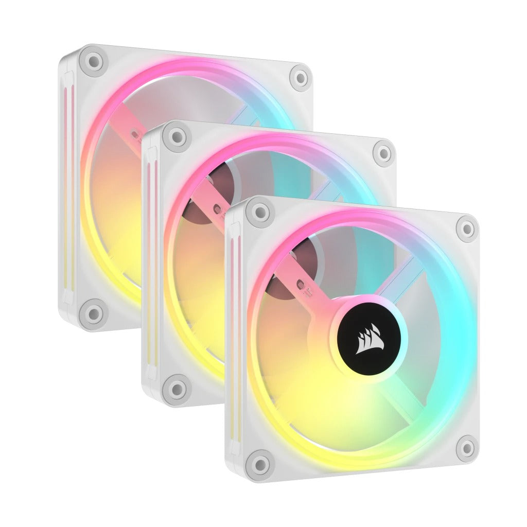 Corsair iCUE Link QX120 RGB 120mm PWM PC Fans Starter Kit With iCUE Link System Hub (Triple Pack)