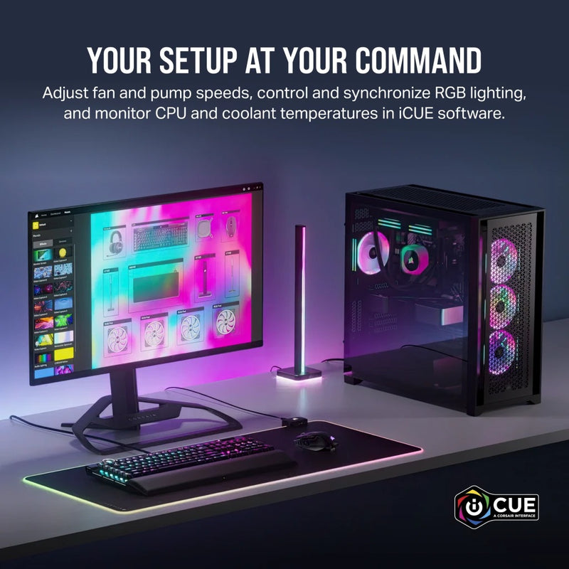 Corsair iCUE Link QX140 RGB 140mm PWM PC Fan Expansion Kit (Black) (Single Pack)