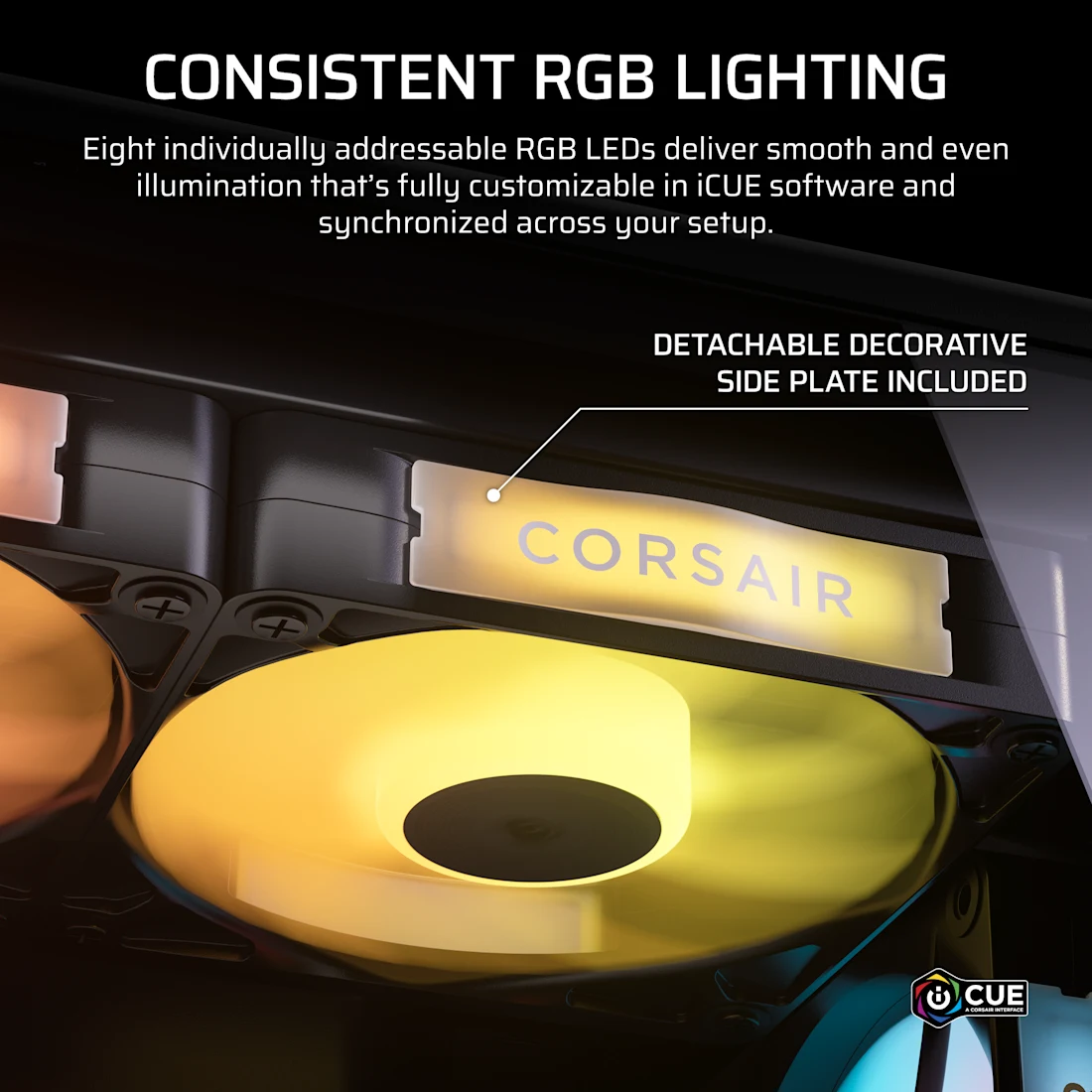 Corsair iCue LINK RX120 II RGB 120mm High-Performance PWM Fan Expansion (Single Pack)