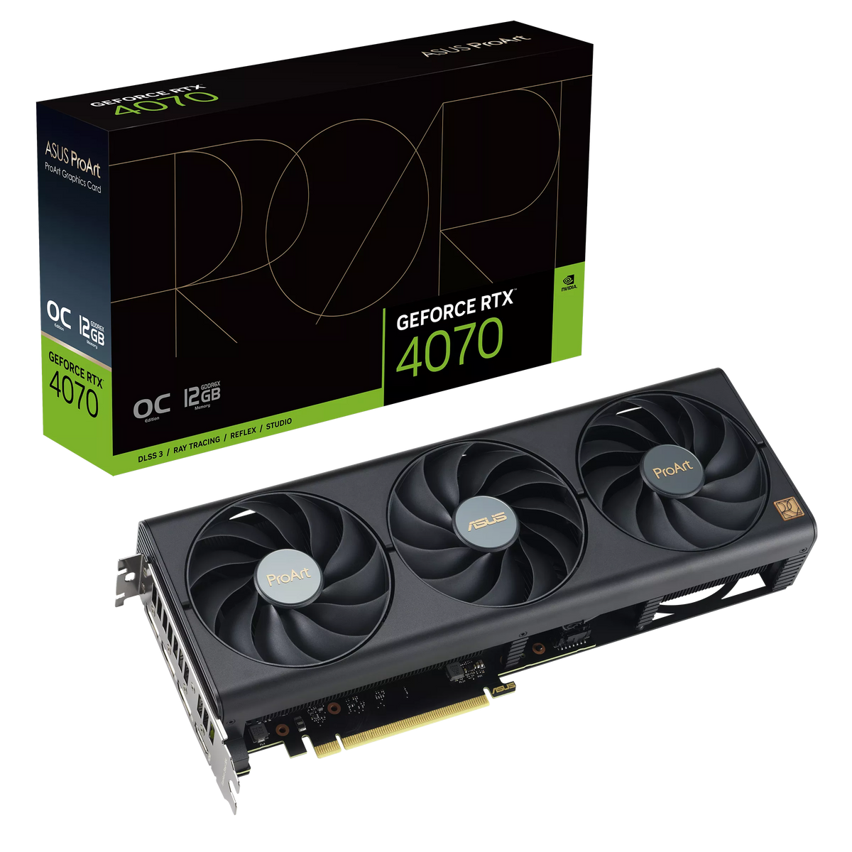 Asus ProArt GeForce RTX 4070 OC 12GB GDDR6X Graphics Card | DataBlitz