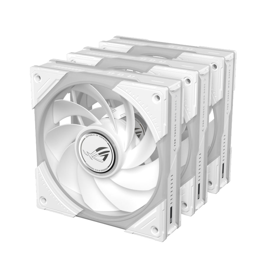 Asus ROG Eurux GR120 ARGB Reverse Fan CPU Cooling Fan (Triple Pack) (Black, White)