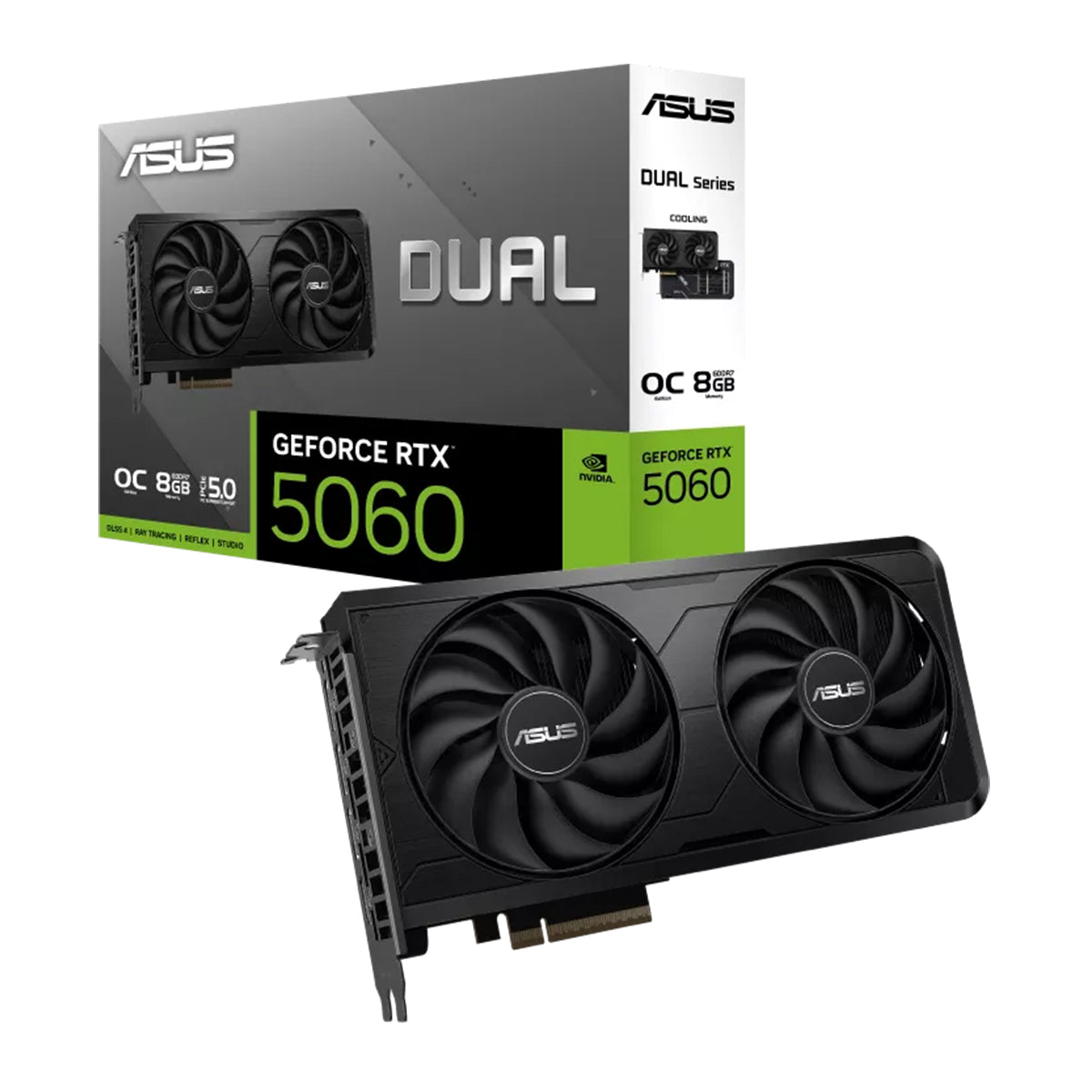 Asus Dual GeForce RTX 5060 8GB EVO OC Edition GDDR7 Graphics Card