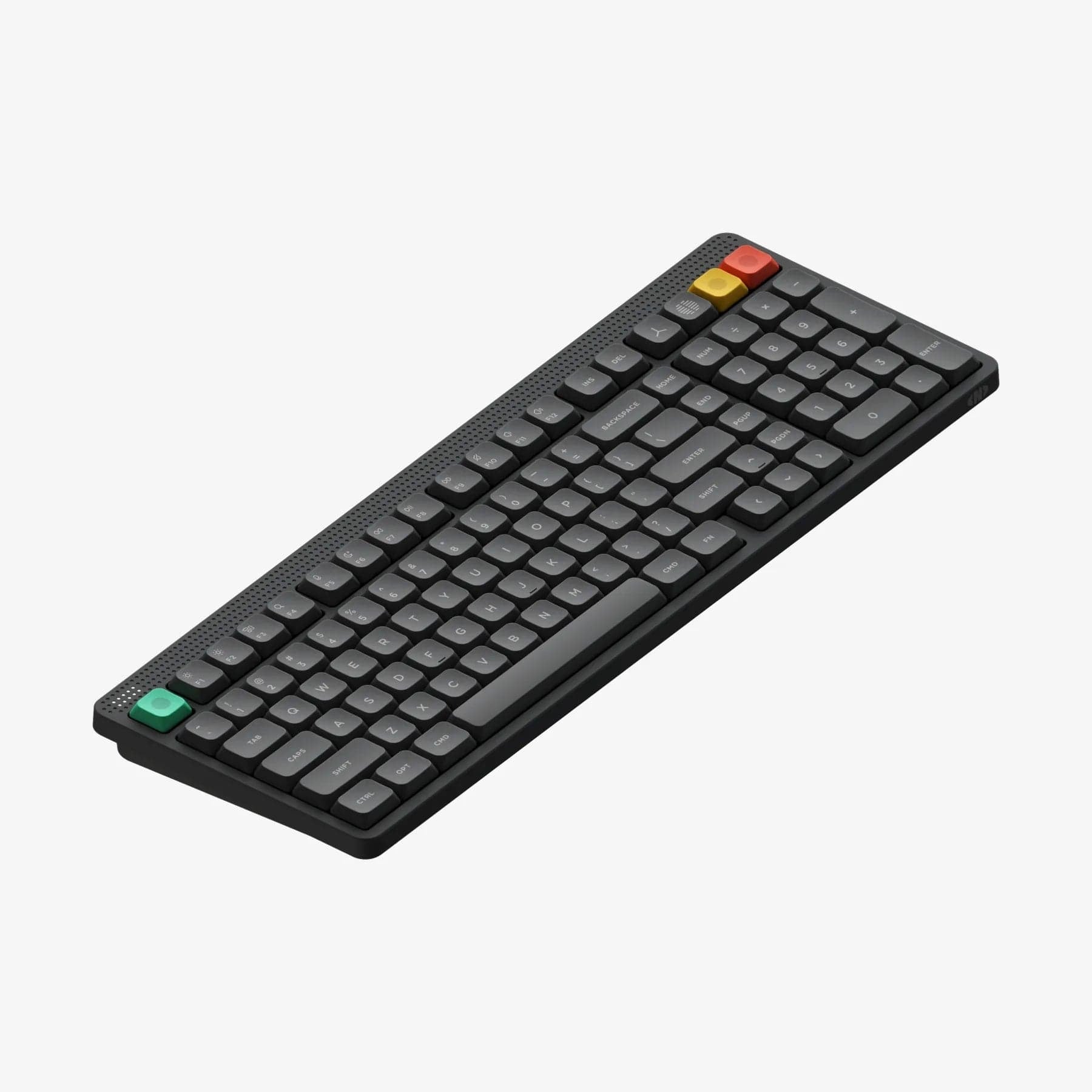 NuPhy Node100 Low-Profile Hot-Swappable Full-Size Wireless Mechanical Keyboard (Blush nano Switch)