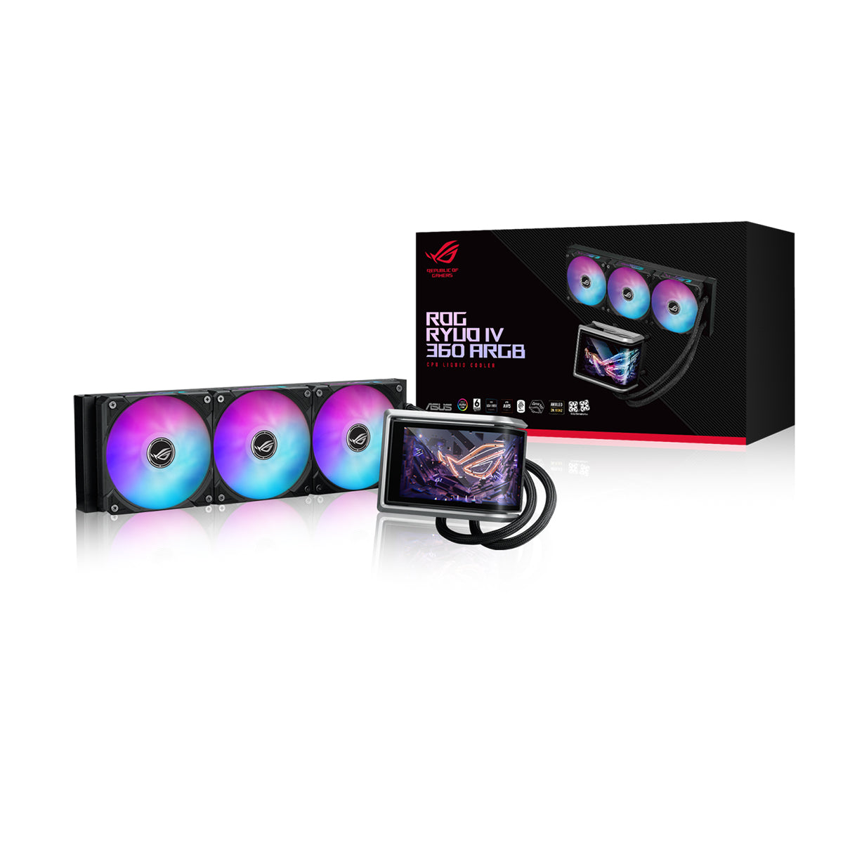 ASUS ROG Ryuo IV 360 ARGB CPU Liquid Cooler
