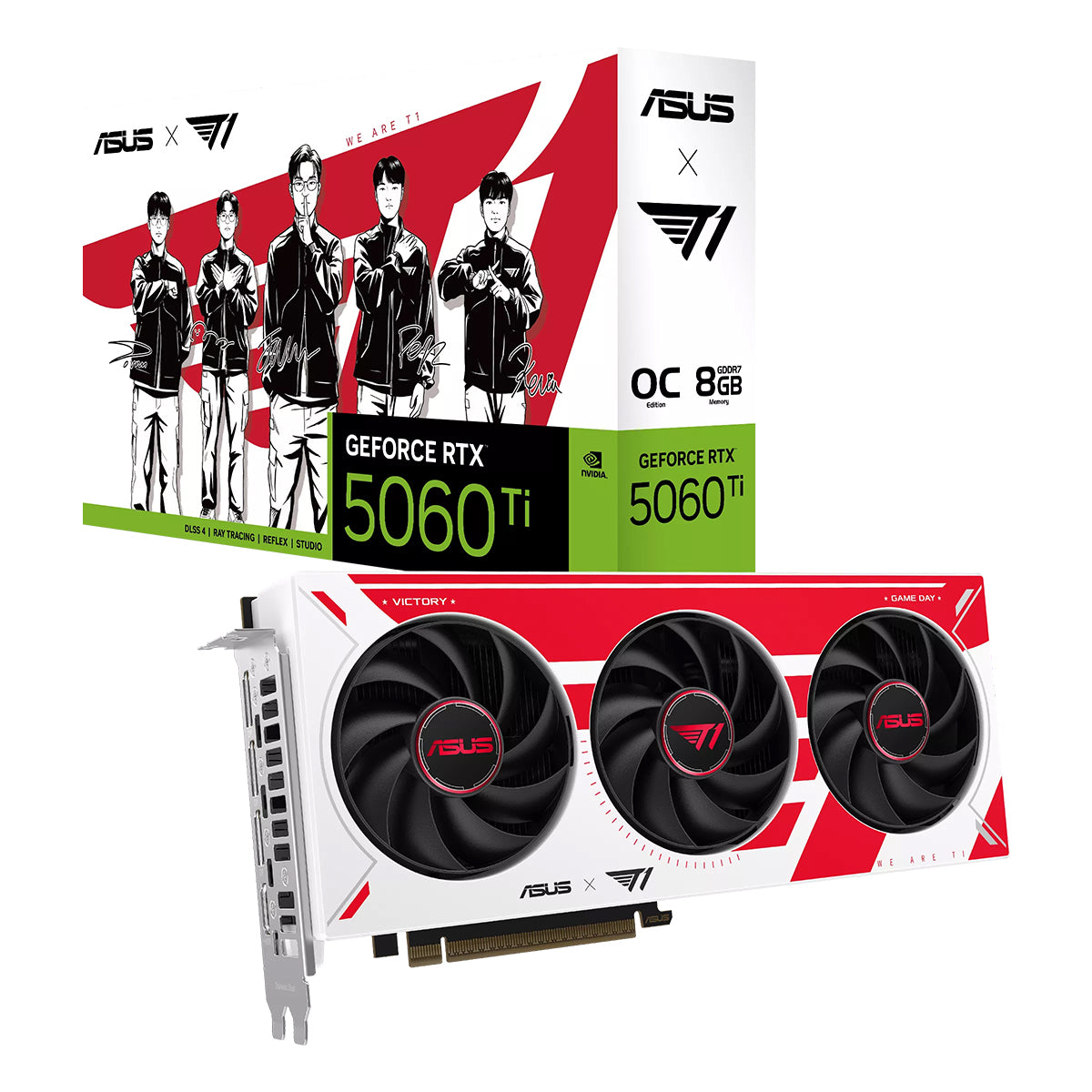 ASUS T1 GeForce RTX 5060 Ti 8GB GDDR7 OC Edition Graphics Card