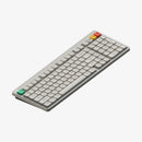 NuPhy Node100 Low-Profile Hot-Swappable Full-Size Wireless Mechanical Keyboard (Blush nano Switch)