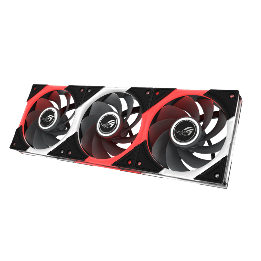 Asus ROG Eurux GR120 ARGB Reverse Fan CPU Cooling Fan (Triple Pack) (Black, White)