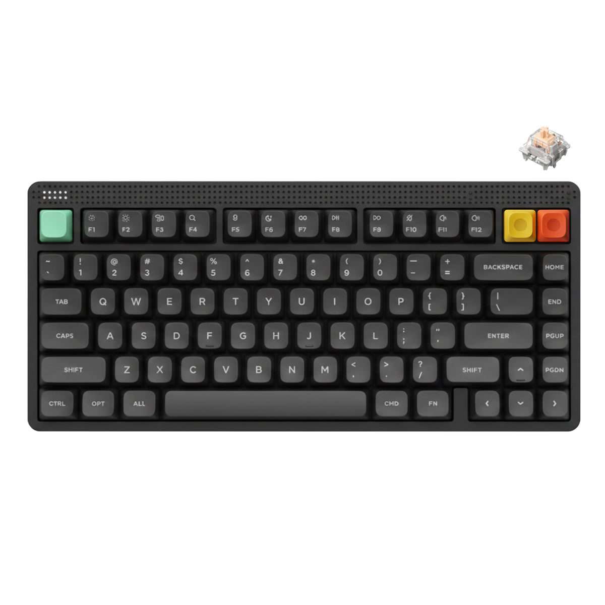 NuPhy Node75 High-Profile Hot-Swappable 82-Key Tri-Mode Wireless Mechanical Keyboard