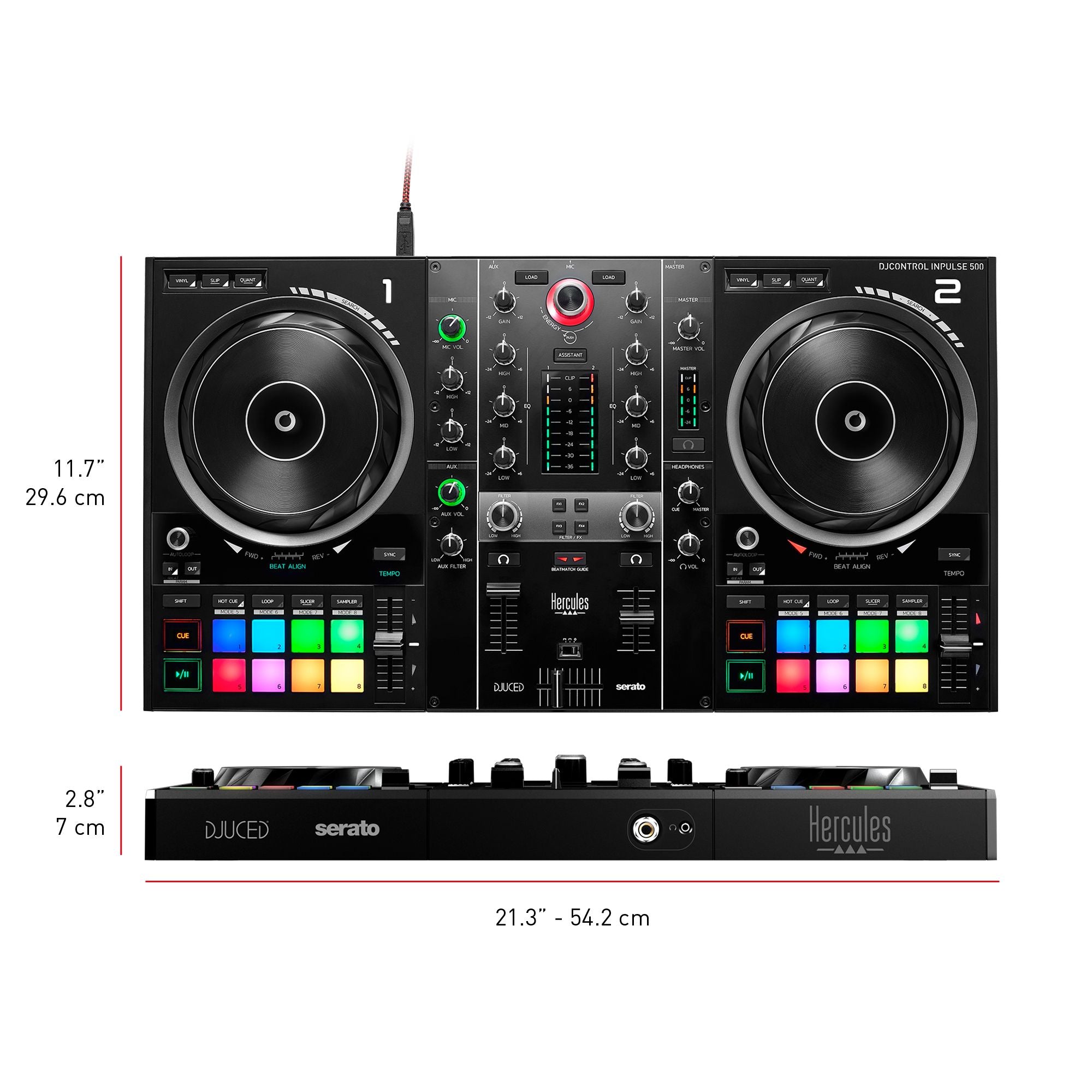 Hercules DJControl Inpulse 500 Controller (4780909)