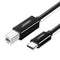 Ugreen USB-C 2.0 to USB-B 2.0 Printer Cable - 2m (US241/80811)