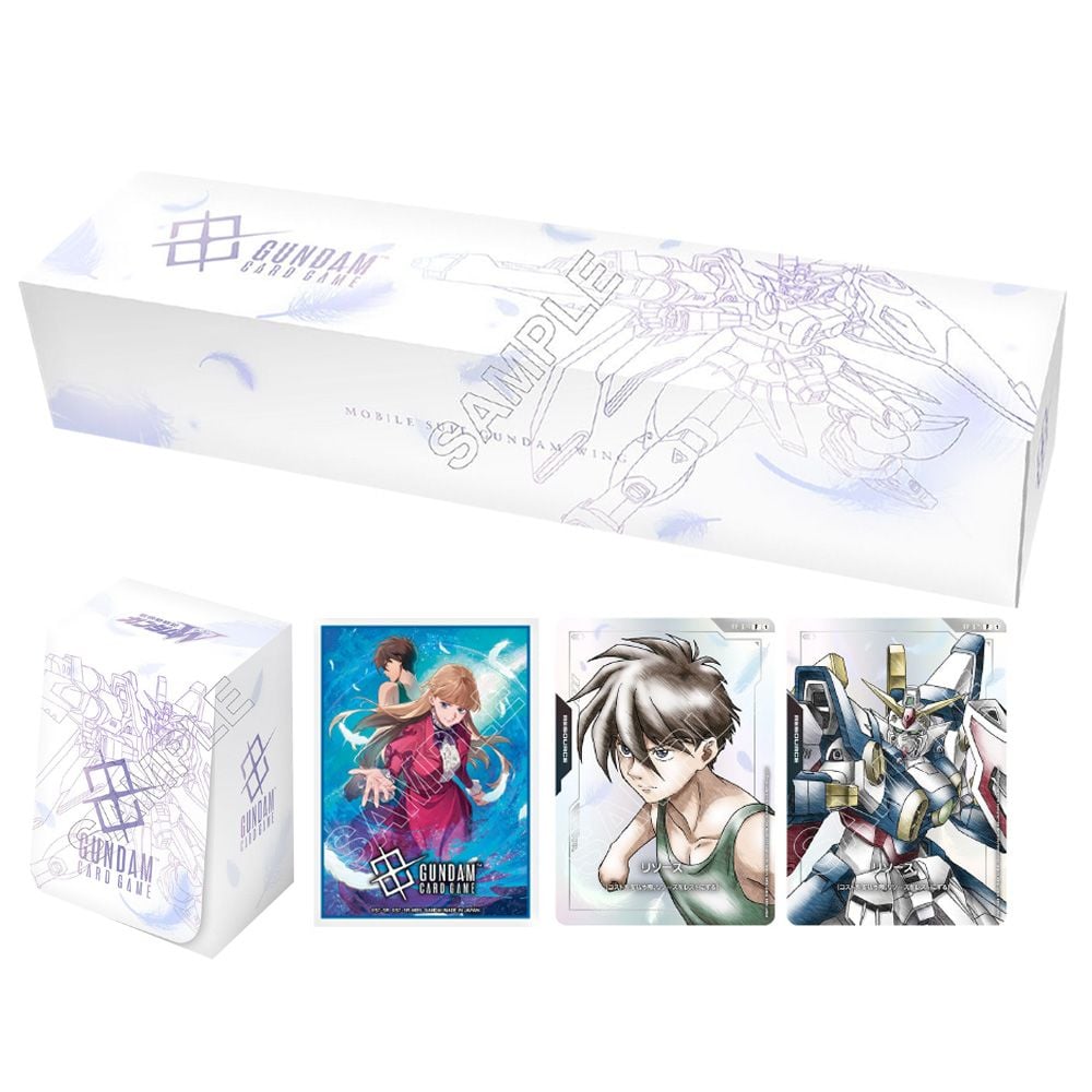 Gundam Card Game Premium Goods Set Mobile Suit Gundam Wing 30th